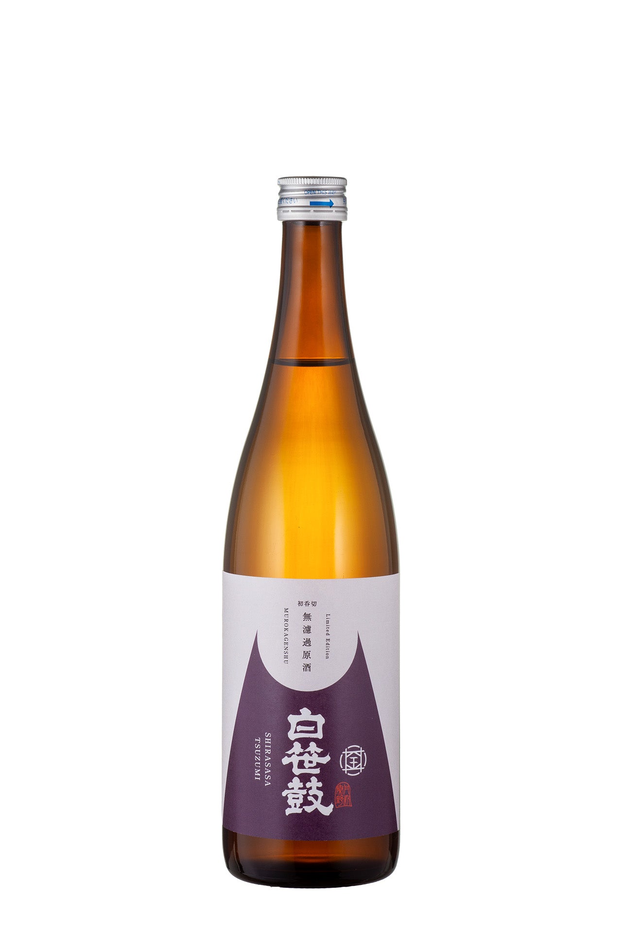 白笹鼓 純米大吟醸 初呑切 無濾過原酒　720ml / 1800ml